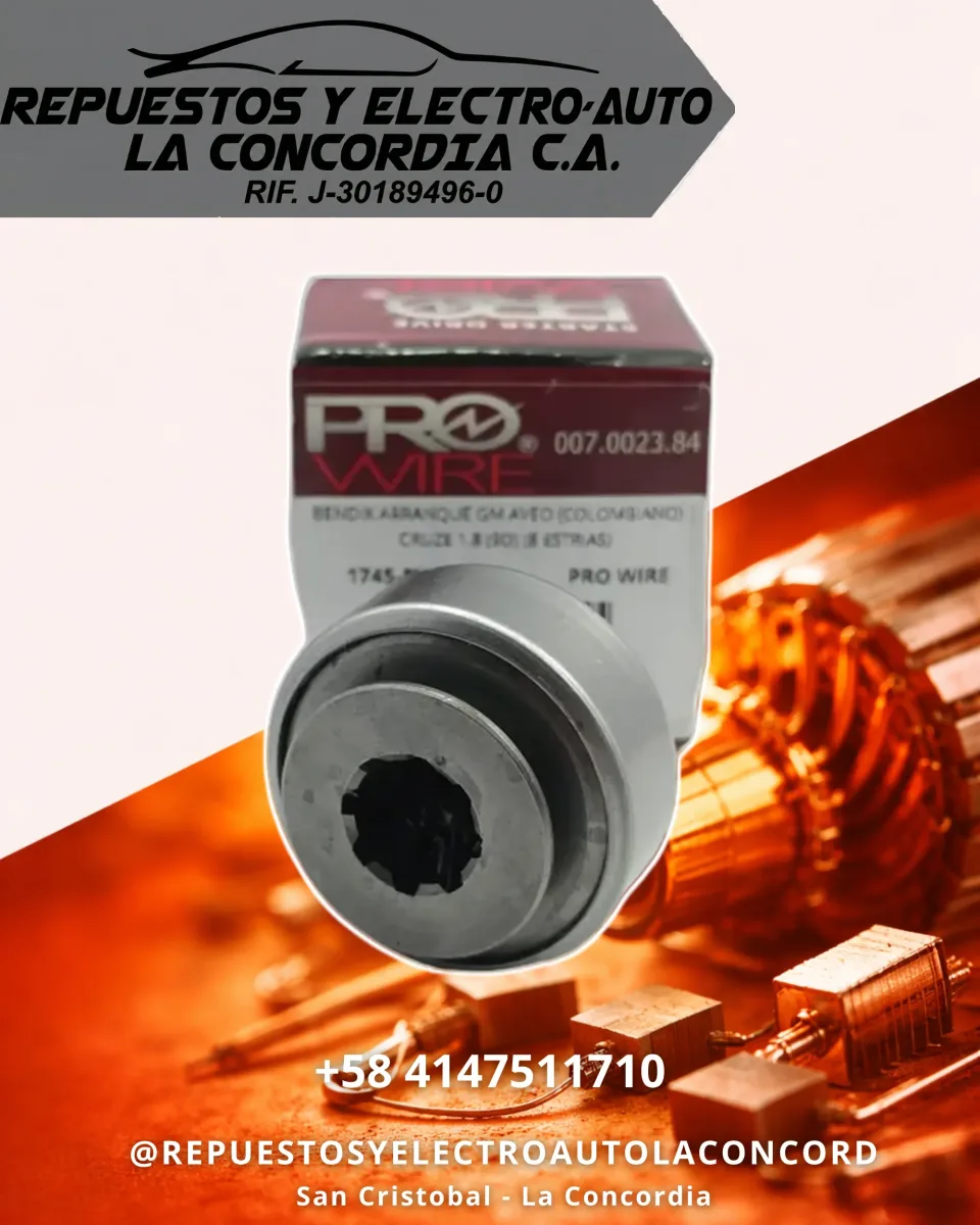 BENDIX ARR AVEO LS 9D 8SPL/CRUZE 1.8L SIST DELCO