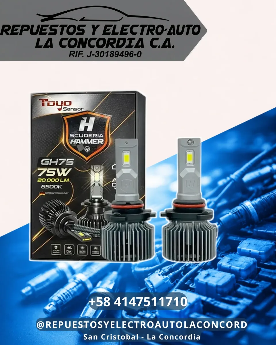 BOMBILLO H1 ABU DABI LED KIT 20.000LM 6500K HAMMER