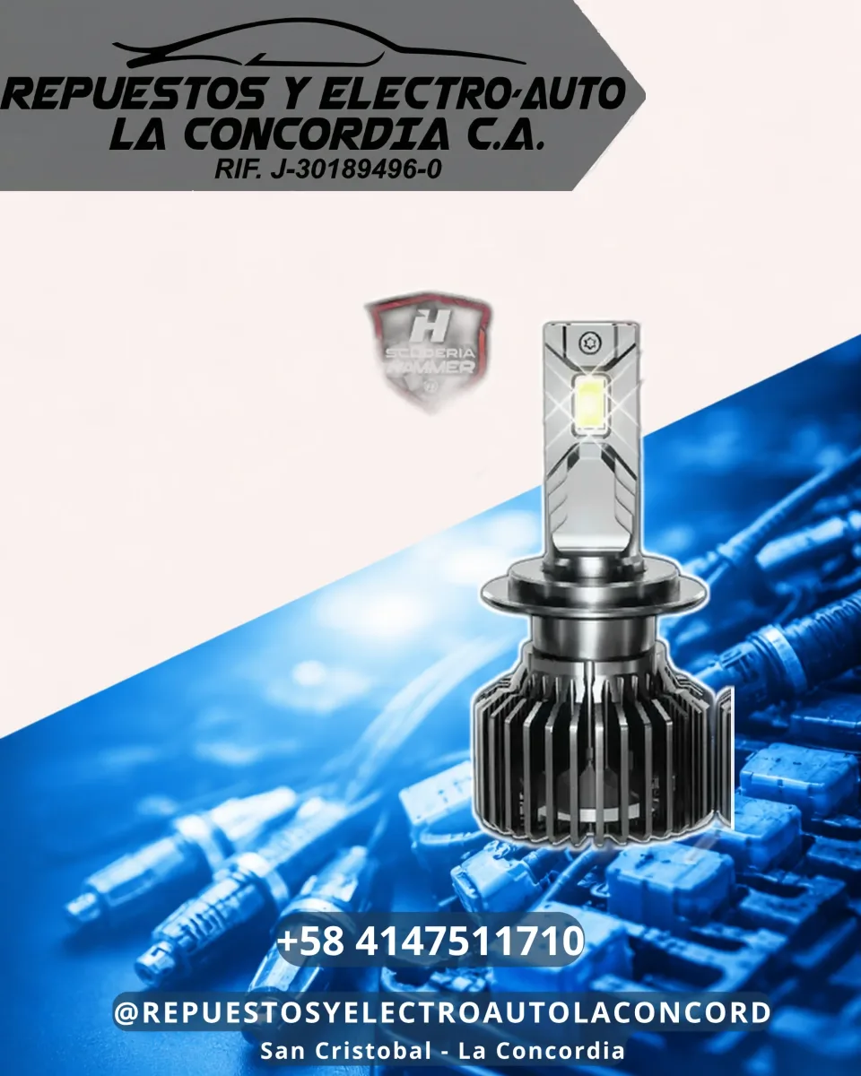 BOMBILLO ABU DABI SCUDERIA HAMMER GH75 LED KIT 75W H13