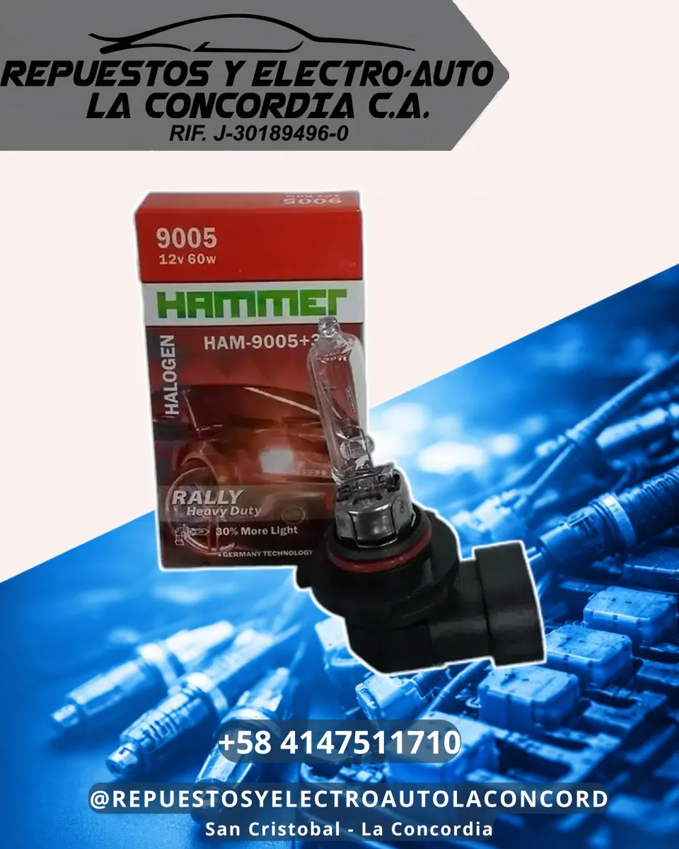 BOMBILLO HALOG. 9005 RALLY 30% 12V 55W BLISTER